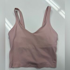Dew pink align tank, size 0